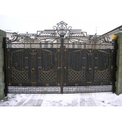 Фото Кованые распашные ворота с калиткой K5 - Кишинев, Молдова