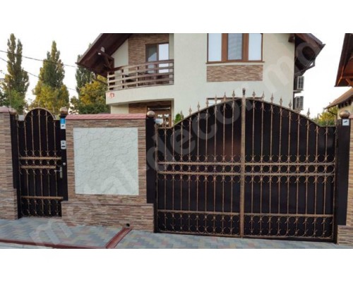 Foto Poarta din fier forjat K12 - Chisinau, Moldova