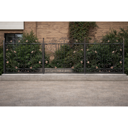 Foto Panou gard metalic decorativ forjat „VINTAGE FLORAL” K3 - Chisinau, Moldova