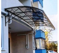 Кованый козырек K3