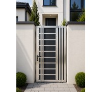 Portiță metalică modernă INOX WOOD K19
