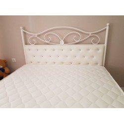 Foto Pat din fier forjat cu speteaza tapitata K7 - Chisinau, Moldova