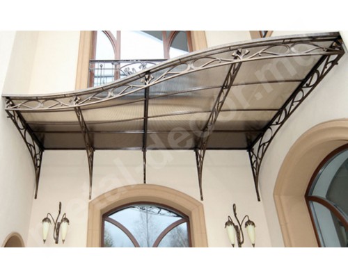 Фото Кованый навес над крыльцом K4 - Кишинев, Молдова