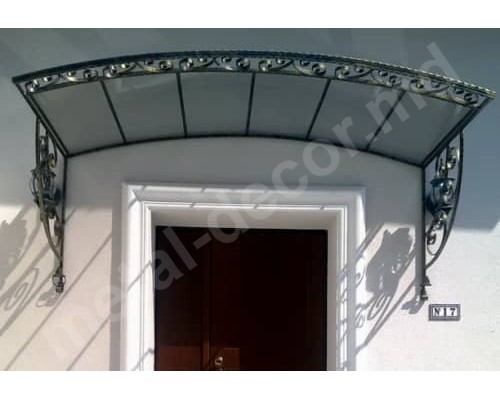 Фото Кованый козырек над входом K15 - Кишинев, Молдова