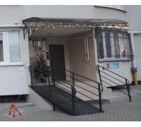 Кованый навес над крыльцом K19