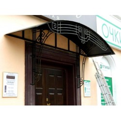 Фото Кованый навес над крыльцом K20 - Кишинев, Молдова