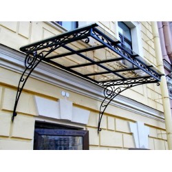 Фото Кованый козырек над входом K22 - Кишинев, Молдова