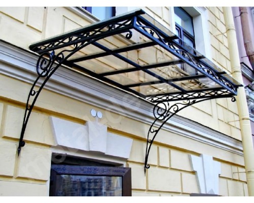 Фото Кованый козырек над входом K22 - Кишинев, Молдова