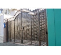 Porta din fier forjat cu poarta mica inclusa K22