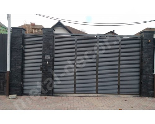 Foto Porta din fier forjat cu poarta mica inclusa K24 - Chisinau, Moldova