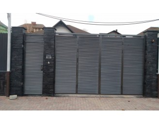 Foto Porta din fier forjat cu poarta mica inclusa K24 - Chisinau, Moldova