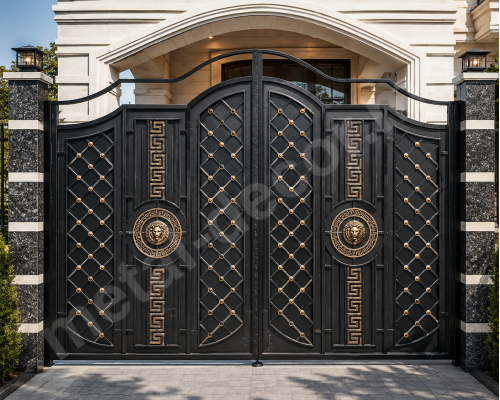 Poartă metalică premium LION IMPERIAL K25 pentru casă - Chisinau, Moldova