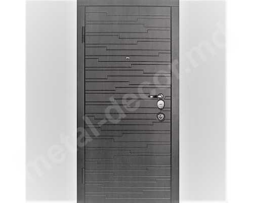 Входная дверь Resiste Acustica Wenge Gray Horizon (860x2040) K1