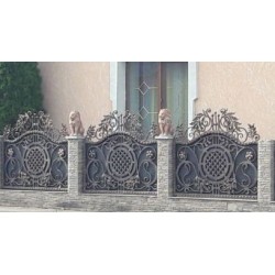 Foto Gard forjat cu lei decorativi K22 - Chisinau, Moldova