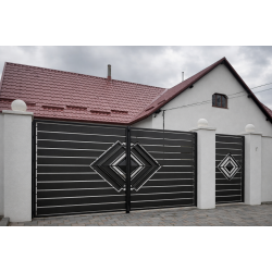 Foto Poarta metalică modernă K32 - Chisinau, Moldova