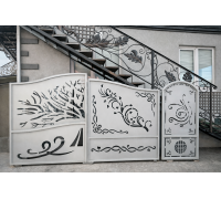 Металлические ворота К33