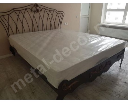 Фото Черная кованая кровать K40 - Кишинев, Молдова