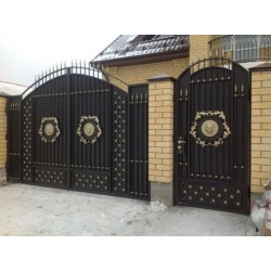 Фото Кованые ворота со львами K49 - Кишинев, Молдова