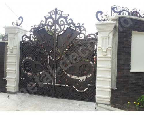 Фото Кованые распашные ворота  K54 - Кишинев, Молдова
