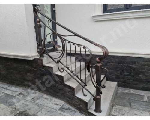 Foto Balustrade fier forjat scari exterioare K40 - Chisinau, Moldova