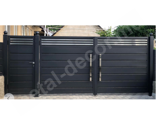 Фото Ворота кованые с цветами K62 - Кишинев, Молдова