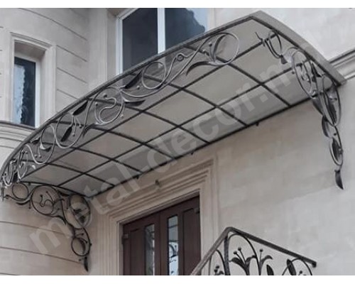 Фото Козырек из поликарбоната для крыльца K42 - Кишинев, Молдова