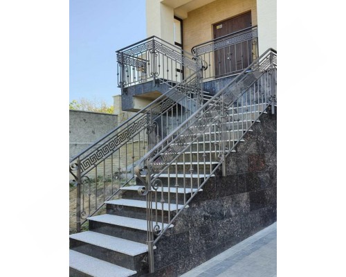 Foto Balustrade metal forjat scari exterioare K62 - Chisinau, Moldova