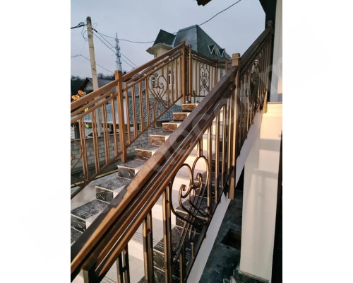 Foto Balustrade metal forjat scari exterioare K63 - Chisinau, Moldova