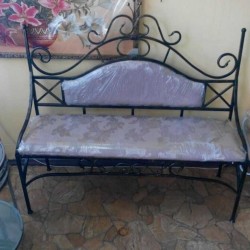 Фото Кованая банкетка со спинкой К14 - Кишинев, Молдова