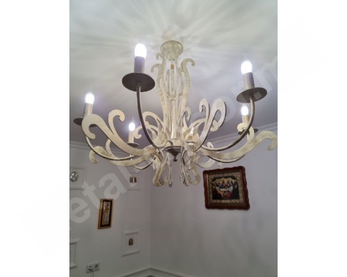 Люстра кованая К1