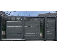 Poartă metalică MODERNIS – curte casă  K100