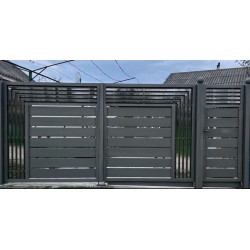 Poartă metalică MODERNIS – curte casă  K100
