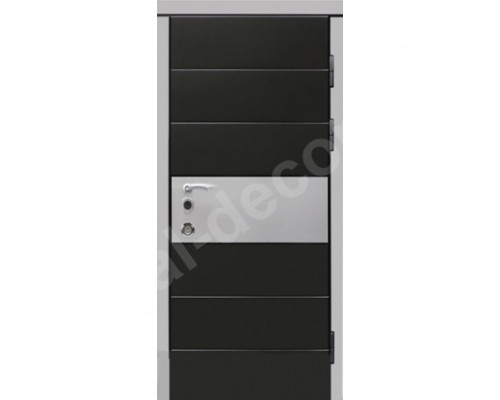  Usa de intrare metalica FORTE+ Italy Negru/Alb K7 
