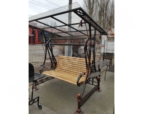 Leagan/Balansoar din fier forjat pentru casa de vara si gradina K32