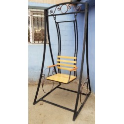 Leagan/Balansoar din fier forjat pentru casa de vara de o persoana  K33