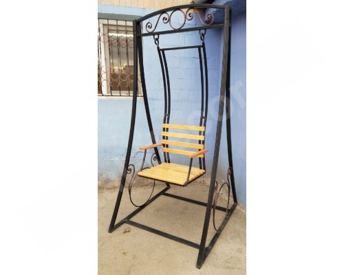 Кованые качели / качели для дачи на 1 человека K33
