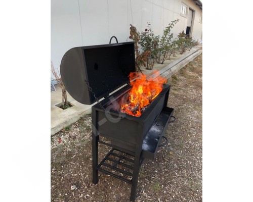 Gratar de gradina din fier si tabla groasa K7