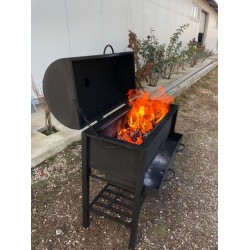 Gratar de gradina din fier si tabla groasa K7