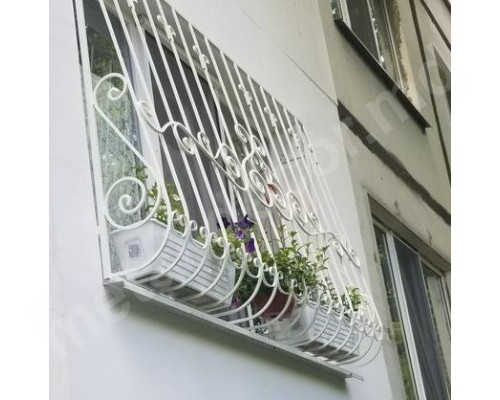 Gratii pentru geam eleganta cu suport pentru flori K33