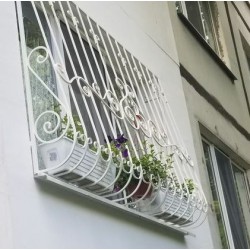 Gratii pentru geam eleganta cu suport pentru flori K33