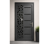 Современная металлическая дверь с декоративной  NEXUS К7