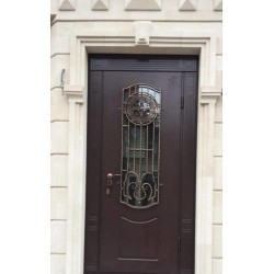 Металлическая дверь в классическом стиле K19