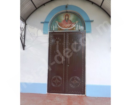 Usa din metal intrare  biserica K23