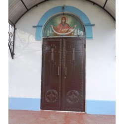 Usa din metal intrare  biserica K23