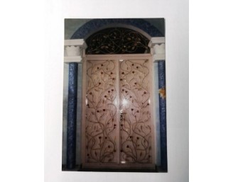 Металлическая дверь с коваными элементами K27