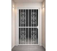 Ușa de securitate cu grilaj decorativ K28