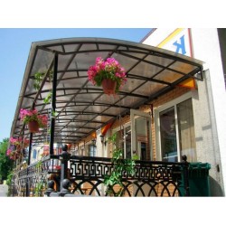 Кованый козырек над входом K54