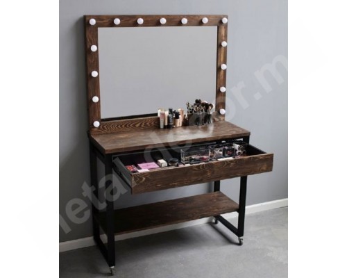 Туалетный столик с зеркалом и подсветкой К1