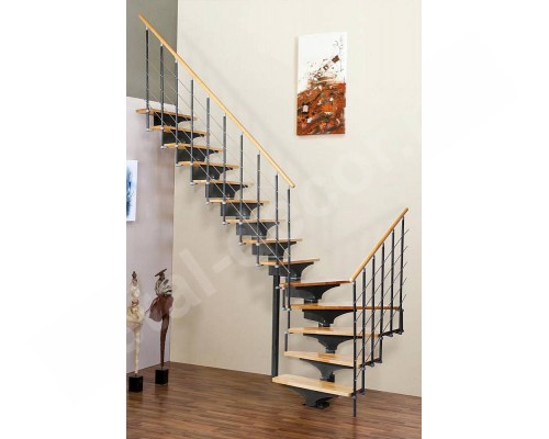 Металлическая лестница на второй этаж К50 Металлическая лестница на второй этаж К50