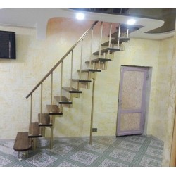 Металлическая лестница на 2 этаж К51